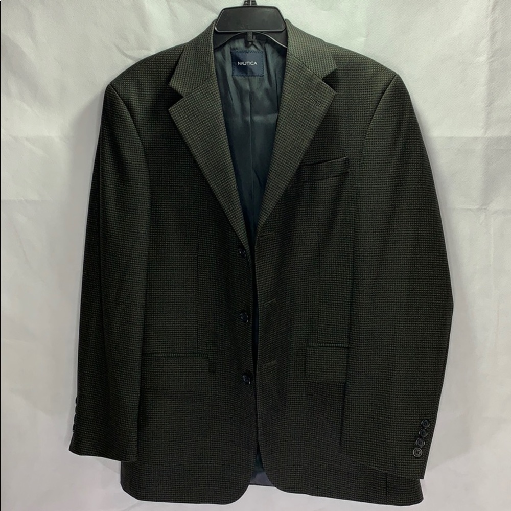 Nautical 100% wool blazer /suit jacket size 38R